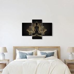 Tablou - Silueta într-o floare de lotus (90x60 cm)