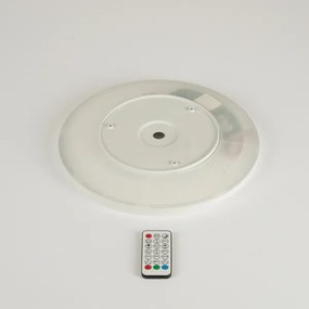 Brilagi - Corp de iluminat LED RGB Ultra Slim, cu dimmer, 18W, 230V, Ø 30 cm, alb + telecomandă