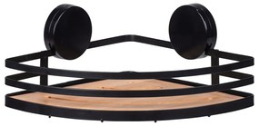 Raft de colț pentru baie Wenko Alba, negru