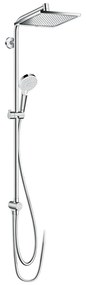 Set de dus E 240 Showerpipe Reno, EcoSmart 9 l min, crom Crom lucios
