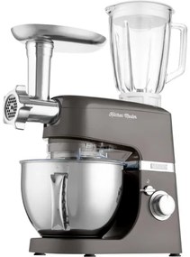 Robot de bucătărie cu castron din oțel inoxidabil Sencor 1000W/230V gri