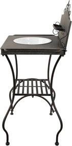 Consola vintage de exterior, din metal, Lavandiere