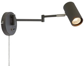 Aplică de perete gri Costilla - Markslöjd