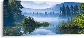 Tablou cu lac montan (120x50 cm)