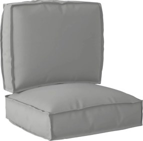 vidaXL Set de perne pentru palet 2 pcs Gri Material Oxford