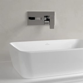 Lavoar pe blat, Villeroy &amp; Boch, Architectura, dreptunghiular, 60 cm, cu preaplin, alb