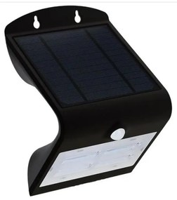 Aplică LED solară cu senzor LED/3W/3,7V 3000/4000K IP65 negru