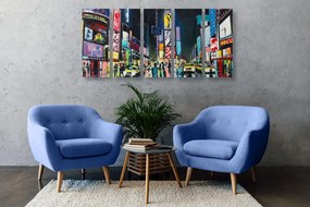 Tablou 5-piese  New York colorat