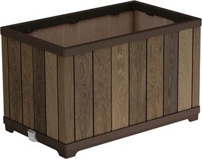 Deco cărămidă din plastic cutie de flori 81 l lemn de frasin