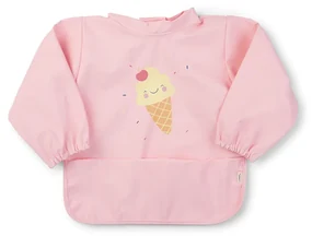 Baveta Impermeabila cu maneci si buzunar, reglabila,   Ice Cream   pink