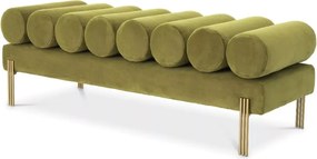 Bancheta moderna design LUX Oxley, Savona vintage green