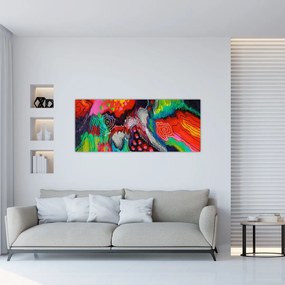 Tablou abstract - culori (120x50 cm), în 40 de alte dimensiuni noi