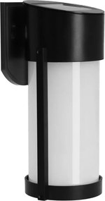 LED Lampă de perete solară LED/3,7V 300 mAh IP44 neagră