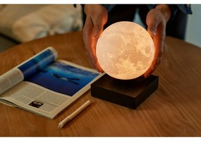 Decorațiune luminoasă neagră cu alimentare la priză ø 12 cm Moon – Gingko