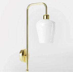 Aplica de perete design italian din alama si sticla Talis