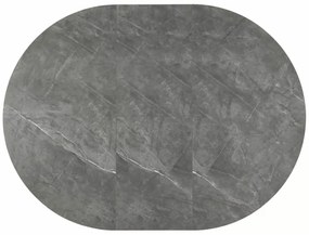 Masa Angel II marmura gri/negru L120-160xl120 cm