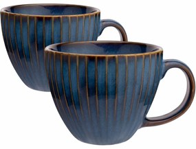 Altom Set de 2 căni jumbo Reactive Stripes 450 ml