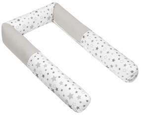 Bellatex Crib Mantle cilindru Stele gri, 240 cm