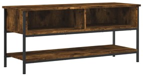 vidaXL Dulap TV, stejar afumat, 100x35x45 cm, lemn prelucrat