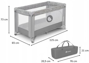ShopJK PĂTUȚ DE CĂLĂTORIE LIONELO STEFI - GREY CONCRETE MULTICOLOR