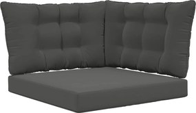 vidaXL Perna pentru canapea de exterior 3 pcs Antracit Poliester