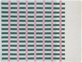 Pătură verde/roz 160x200 cm Onu – noo.ma