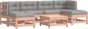 vidaXL Set mobilier de grădină cu perne, 7 piese, lemn masiv douglas
