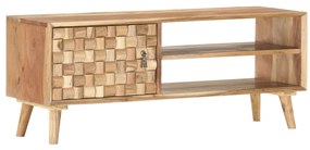 vidaXL Dulap TV, 100 x 35 x 40 cm, lemn masiv de acacia