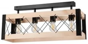 Plafoniera rustica 4 becuri E27 Frida 46600 Lamkur