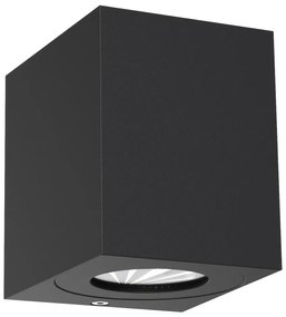 Nordlux - CANTO Aplică LED de perete pentru exterior, 2xLED/6W/230V, IP44, neagră
