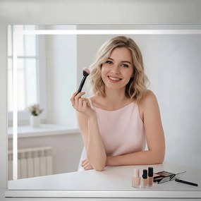 Oglindă cosmetică Hollywood LED 80x14x62,5 cm