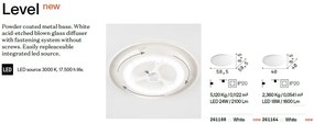 Plafoniera LED moderna LEVEL PL D40