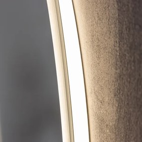 Brilagi - Oglindă CLARA ECO LED Ø 60 cm, 12W, 230V, cu dimmer, încălzire anti-aburire și iluminare integrată, IP44