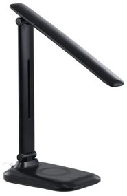 Immax 09106L - Lampă de birou LED LUMI, cu dimmer și încărcare wireless QI, LED/7W/230V, negru