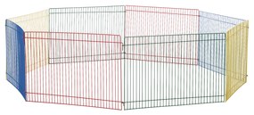 PawHut tarc modular pentru animale mici, 8 piese, 69x69x23cm | AOSOM RO