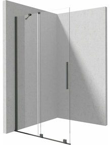 Paravan de dus Walk-in Deante Prizma titan 120x195 cm