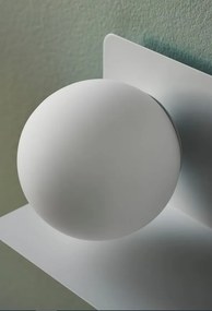 Aplica de perete cu raft pentru camera copii Lilibeth alb
