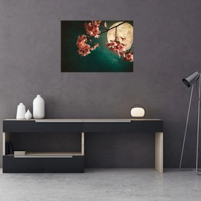 Tablou - Sakura în luna plină (70x50 cm)