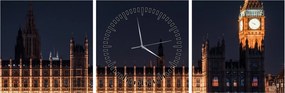 Tablou cu Big Ben din Londra (cu ceas) (90x30 cm)