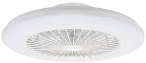 Ventilator LED dimabil de tavan Aigostar LED/40W/230V 2700-6500K 50 cm alb + telecomandă