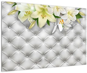 Tablou cu flori de crin (90x60 cm)