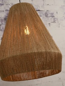 Lustra suspendata eco din iuta Iguazu L conic 50cm
