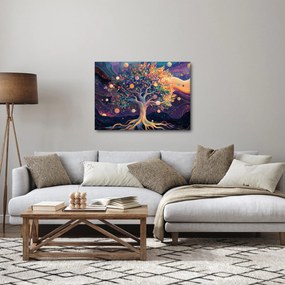 Tablou – Arbore violet plin de energie (70x50 cm)