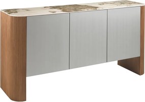 Comoda deosebita design LUX Walnut-Marble