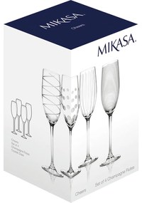 Pahare de vin spumant în set de 4 buc. 250 ml Cheers - Mikasa