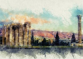 Tablou pe sticlă - Acropole, Atena, Grecia (70x50 cm)