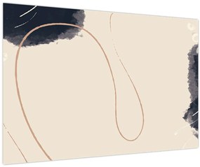 Tablou - Abstractizare bej (90x60 cm)