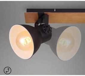 Spot Briloner 2742-025 SPOTLIGHT 2xE27/40W/230V negru