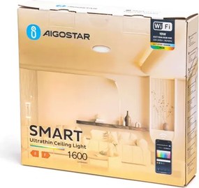 Plafonieră LED RGBW dimabilă Aigostar LED/19W/230V 2700-6500K Wi-Fi