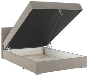 Pat tip BOXSPRING 120x200, taupe gri-maro, FERATA TV KOMFORT